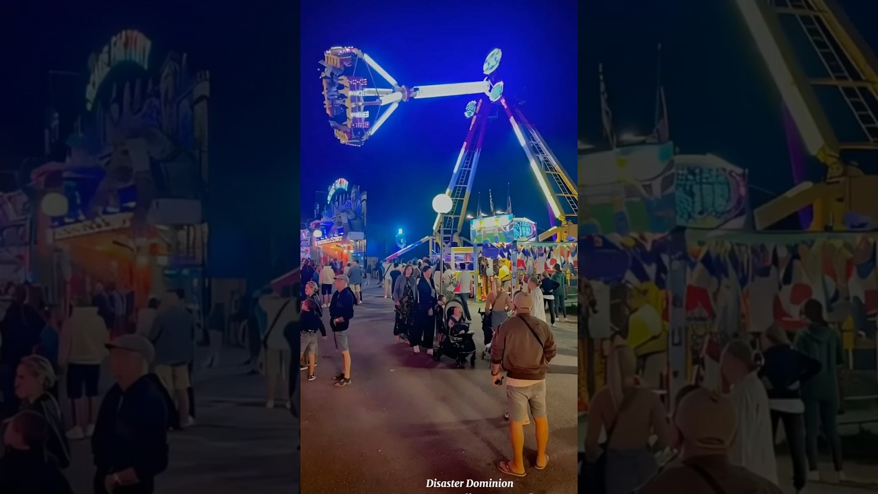 Карнавальный аттракцион ломается на середине взмаха! 😱