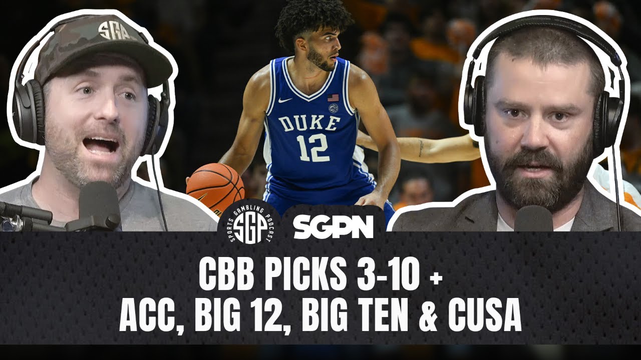 College Basketball Picks: Tue, Mar 10th + ACC, Big 12, Big Ten & CUSA Tournament Bets