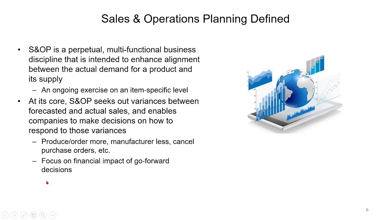 The Role of Sales & Operations Planning in a Global Import Model 1