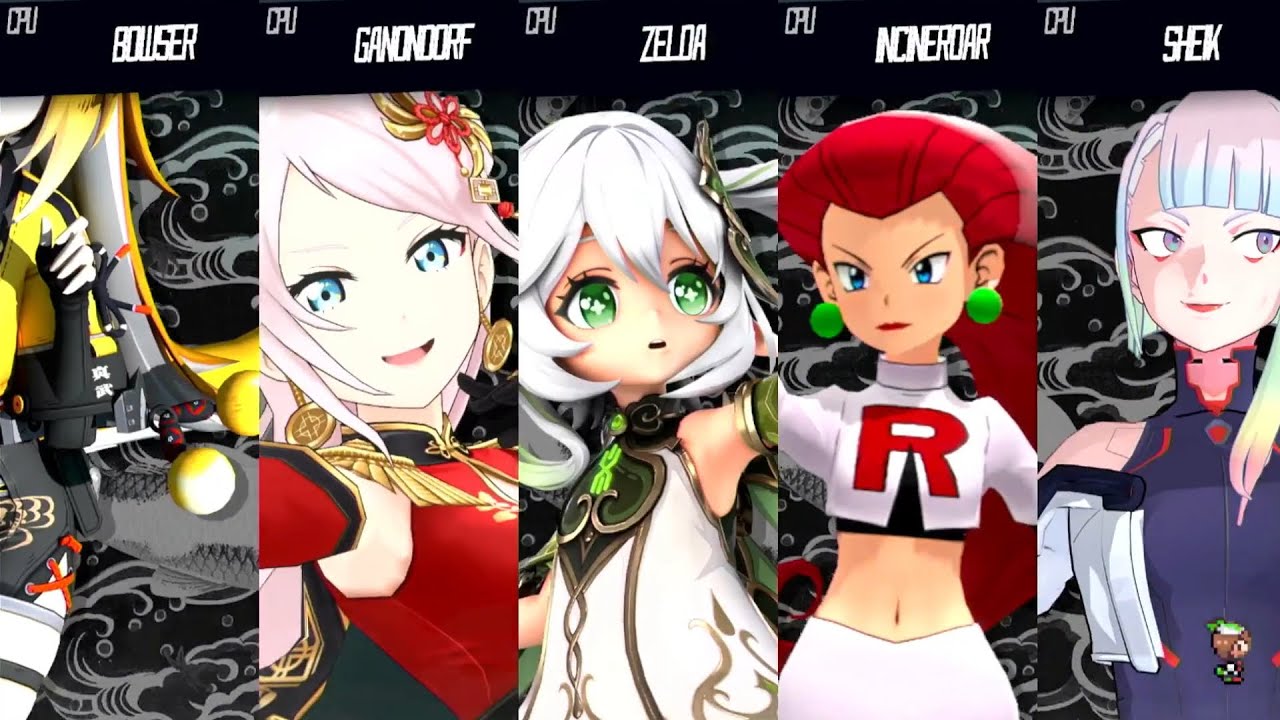 Girl Battle Royale - Requested Smash Bros Battle