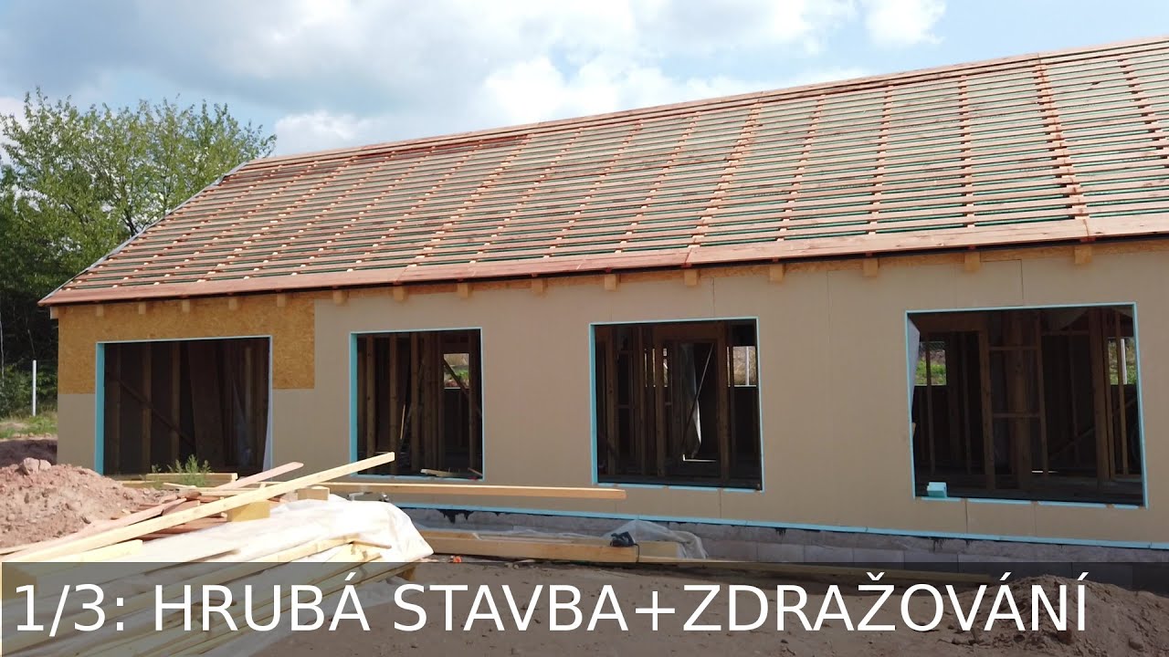 Dřevostavba Slaný 1/3: Hrubá stavba+ZDRAŽOVÁNÍ