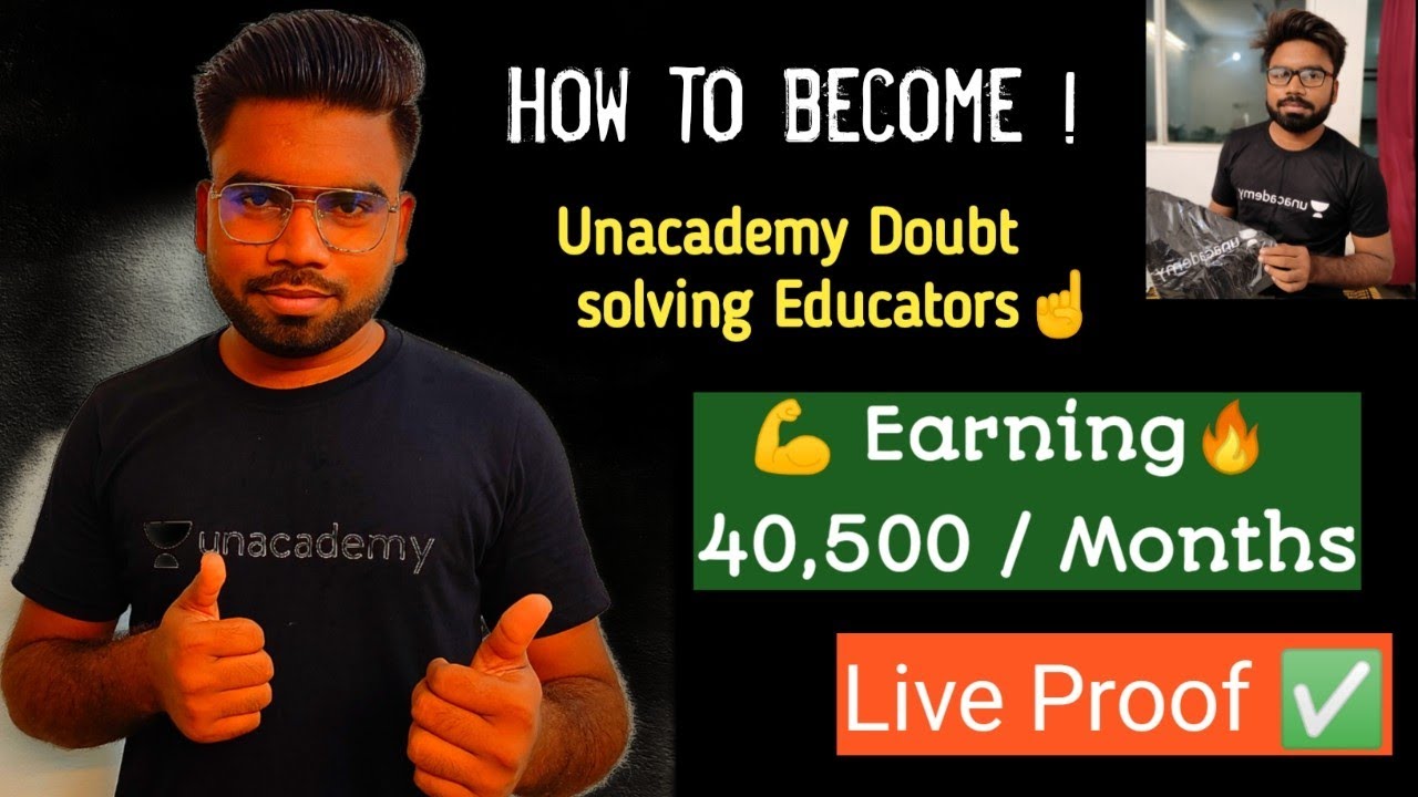 How to become Unacademy Doubt Solving Educator | Earn 40,500/month