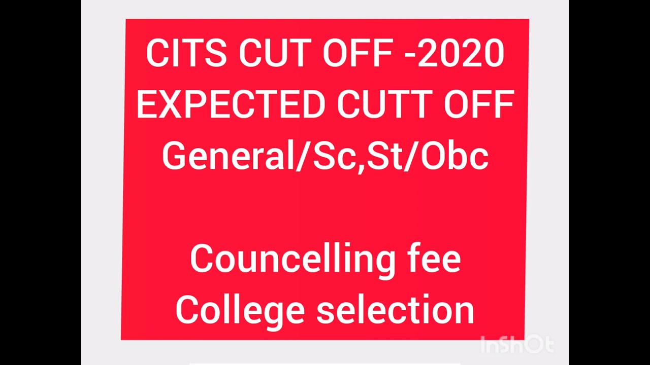 CTI expected cutt off fee detail  College section