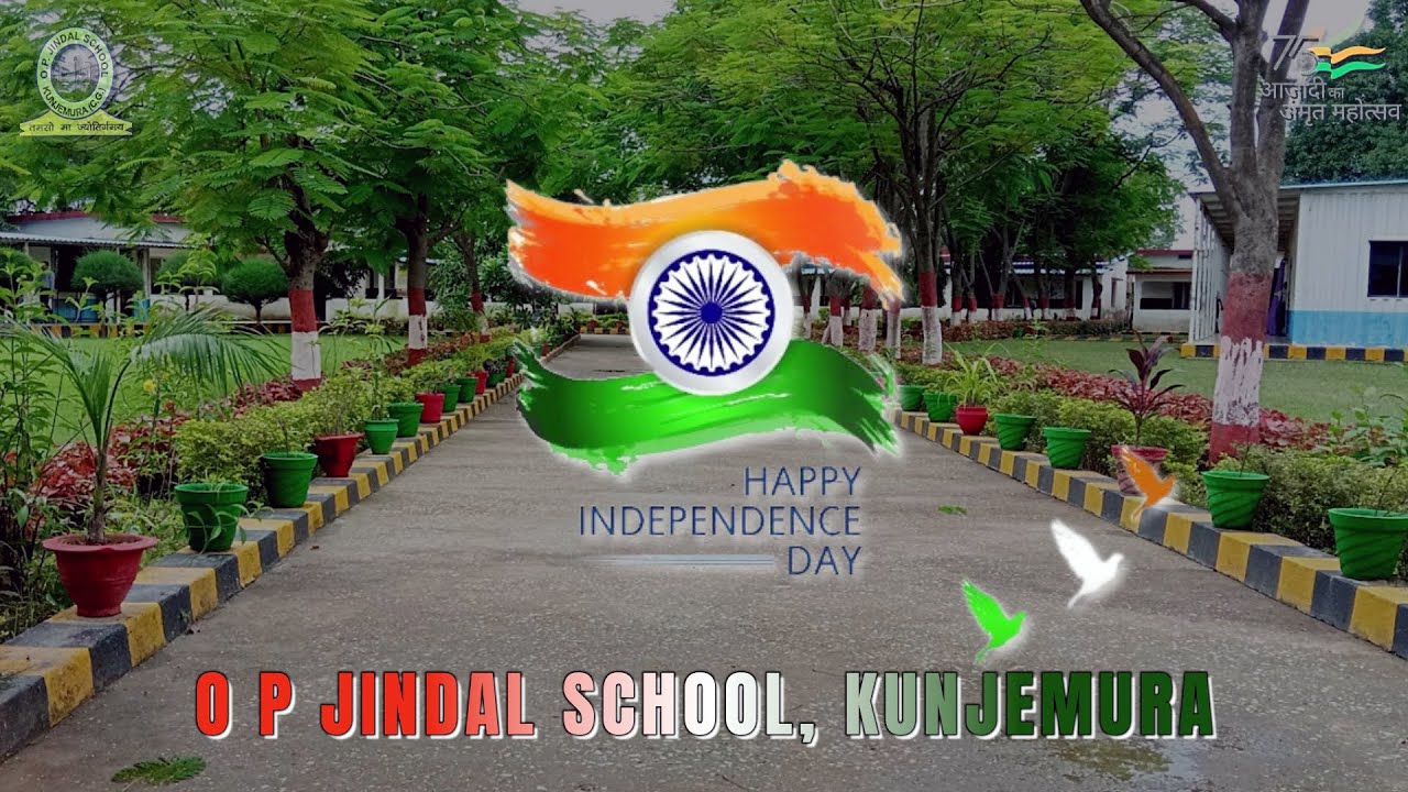 🇮🇳 Celebrating Independence Day at O P Jindal School Kunjemura! 🎉🎈 #proudtobeindian