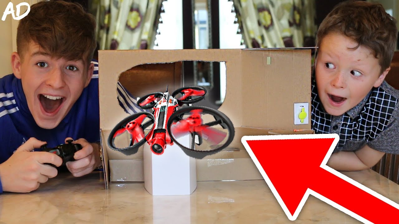 *CRAZY* INDOOR DRONE RACING OBSTACLE COURSE!