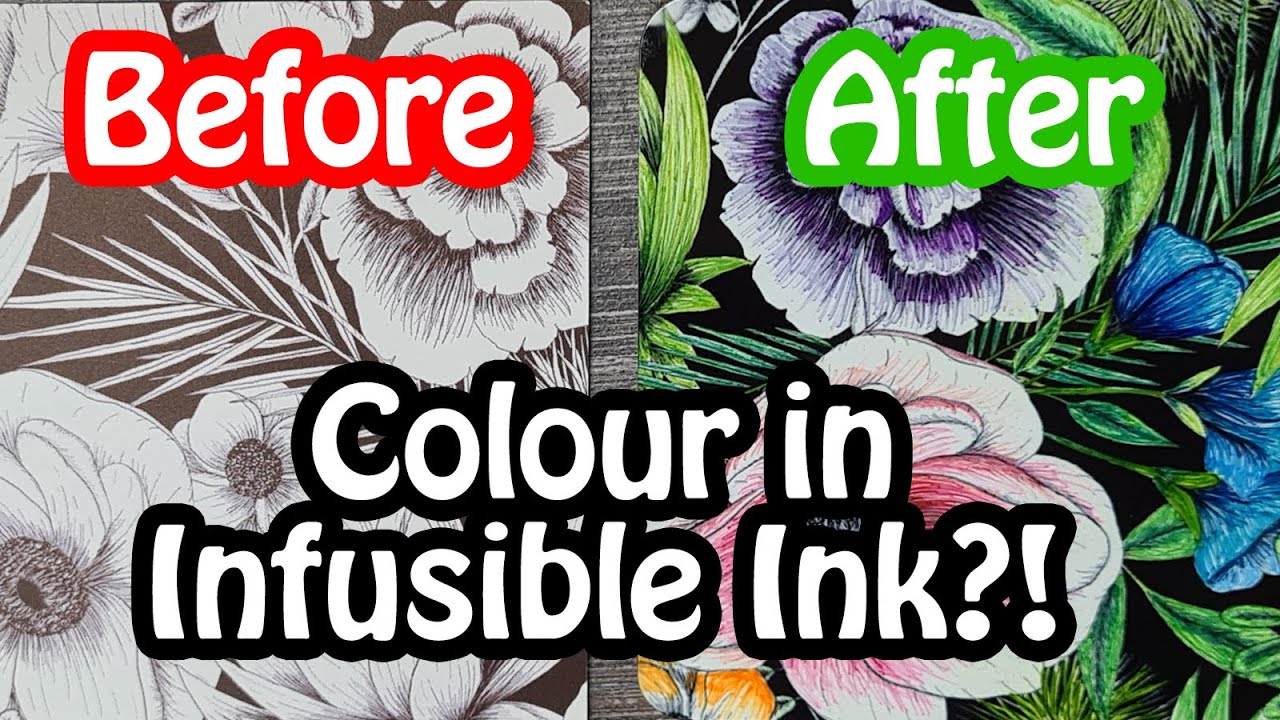 You can Colour in Infusible ink?!? Botanicals Set | Cricut Tutorial