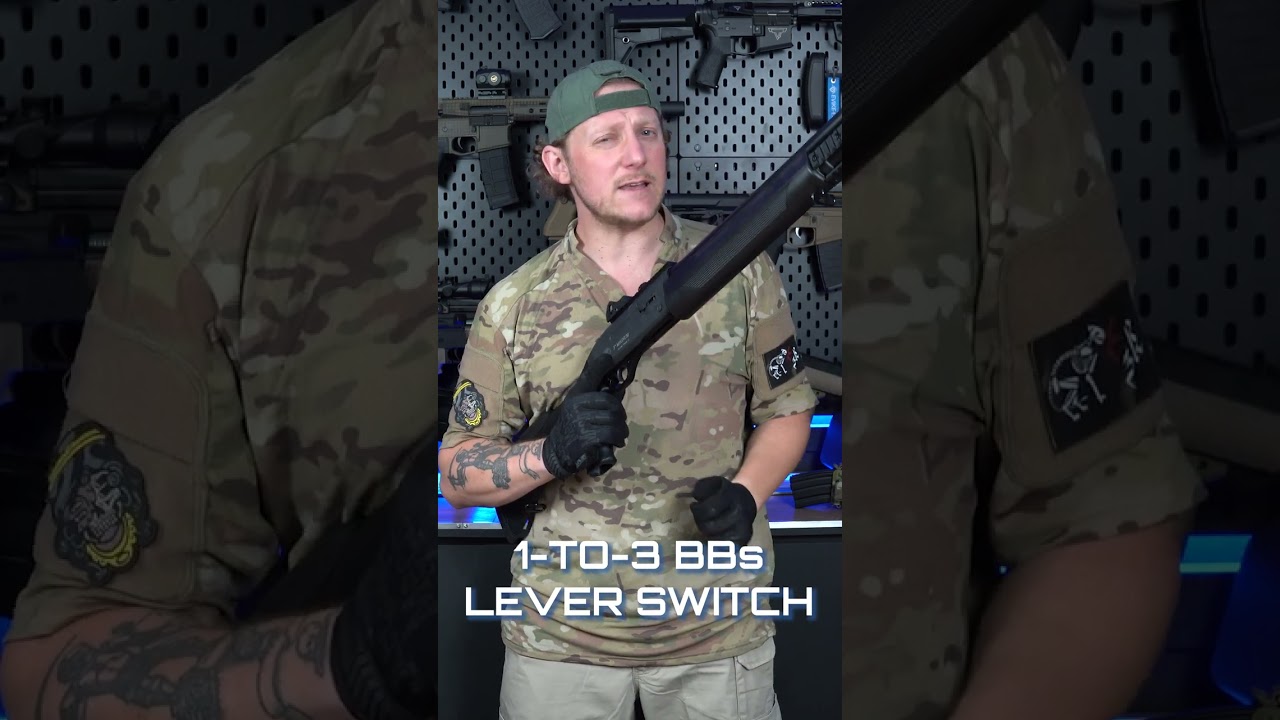 One Minute Review - FN SLP CO2 SHOTGUN #airsoft #airsoftgun #FN #evike #SLP #shotgun #softair