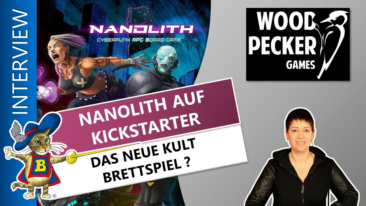 NANOLITH Das Cyberpunk RPG Brettspiel auf Kickstarter - Interview - Brettspielgarde