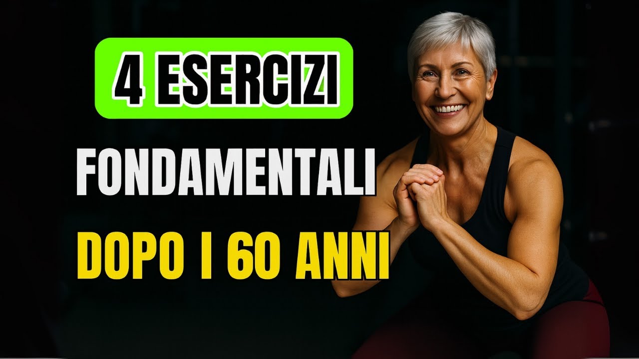 Hai pi&ugrave; di 60 anni? Prova questi esercizi a casa!