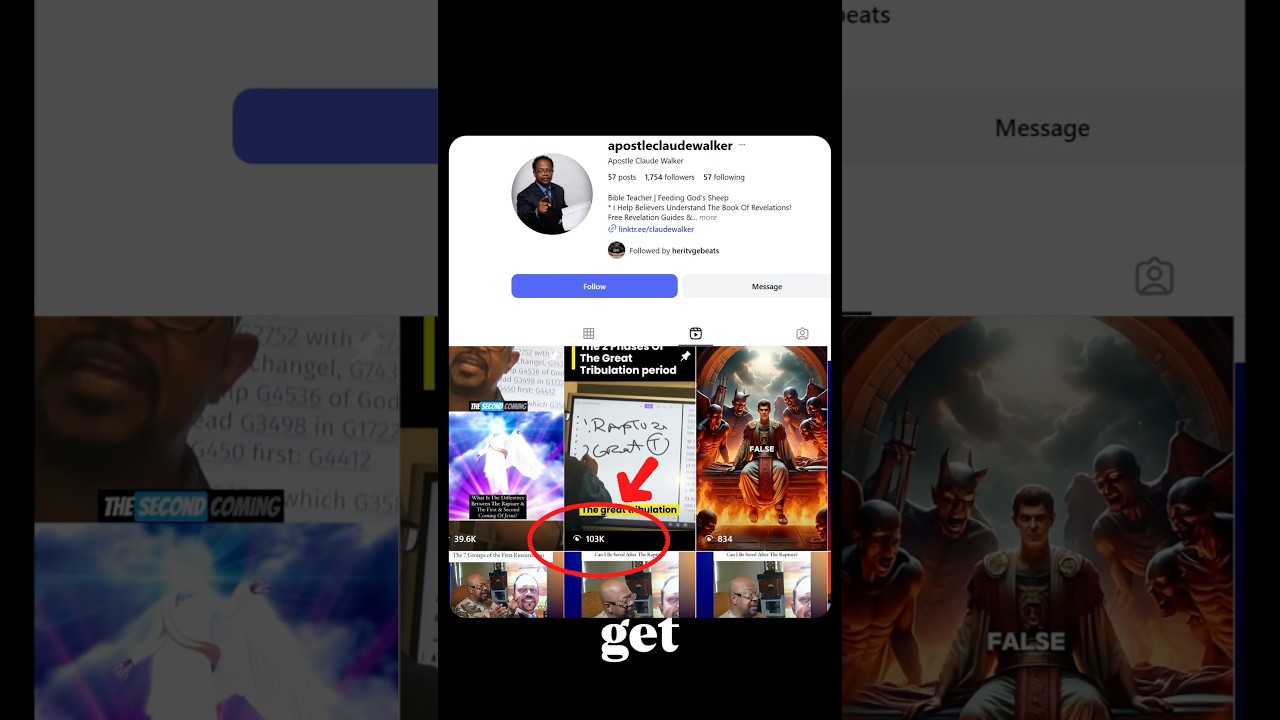 I helped this Bible teacher client get over 100k views 
