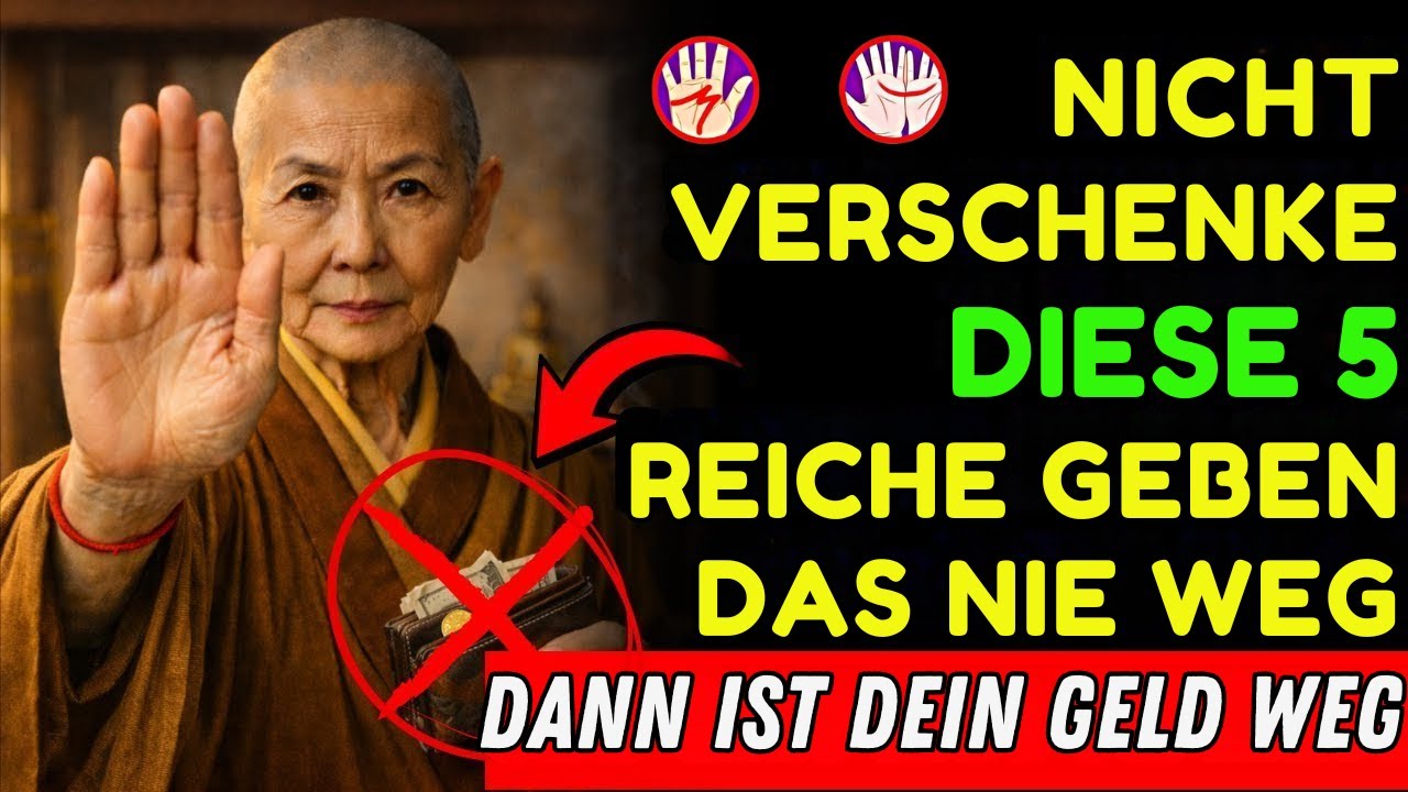 Verschenk diese 5 Dinge NIEMALS – sonst verschwindet dein Geld heimlich | Spirituelle Geldblockaden