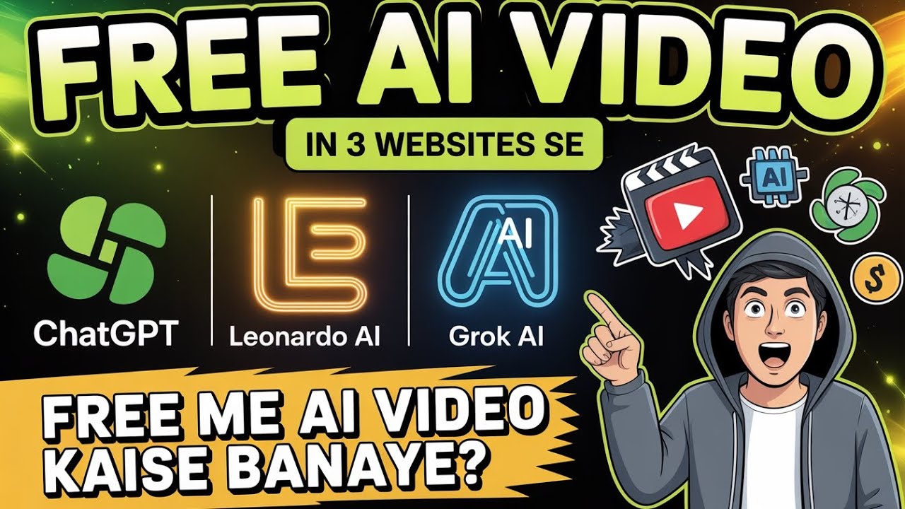 Free Me AI Hulk Videos Kaise Banaye | ChatGPT, Leonardo AI, Grok AI | Live Proof