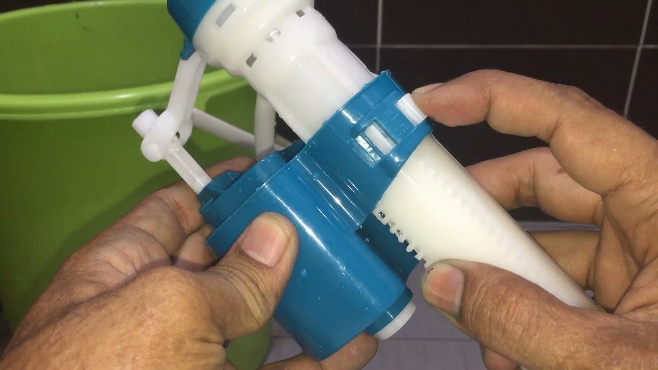 cara tukar pump toilet & adjust level air
