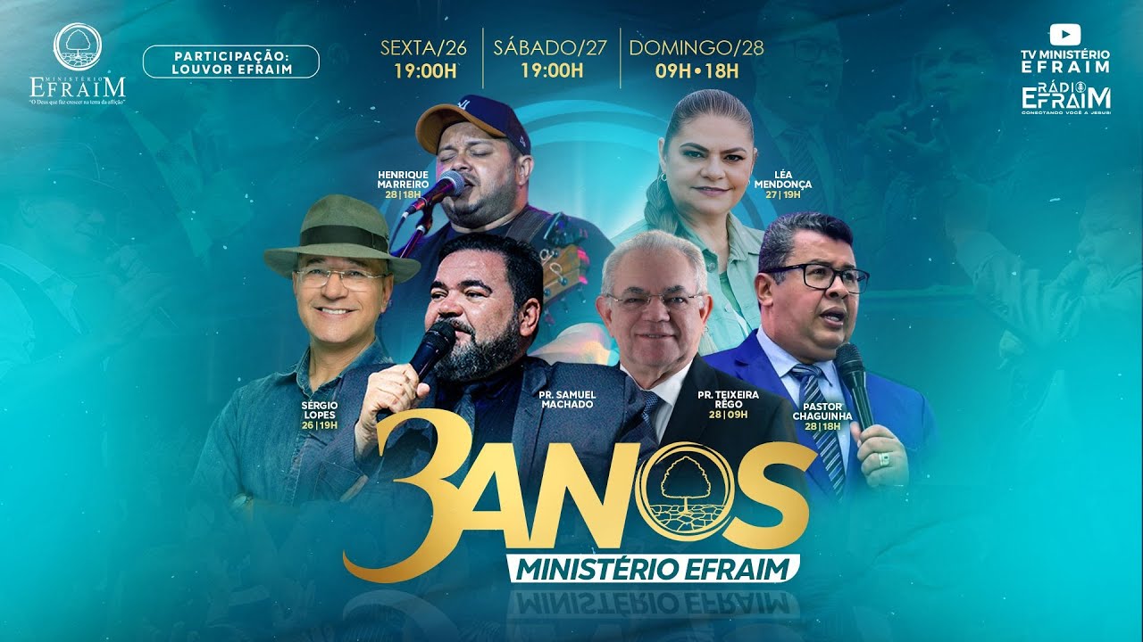 3º DIA ANIVERSÁRIO 3 ANOS - Noite | 28.07