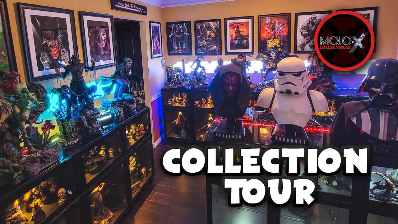 Mojo-X's Statue and Figure Collection Room Tour!