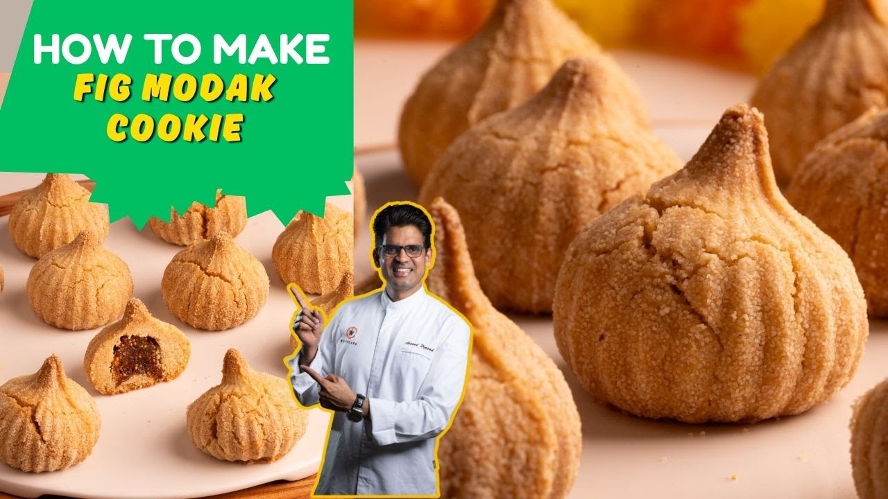 How to Make fig Modak Cookie I Ganesh Chaturthi Recipe