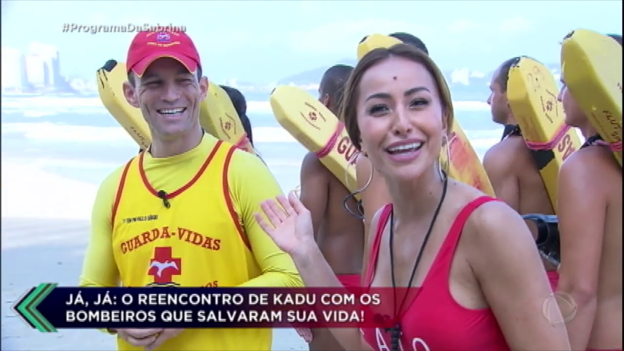 Sabrina Sato encara treinamento pesado de guarda-vidas