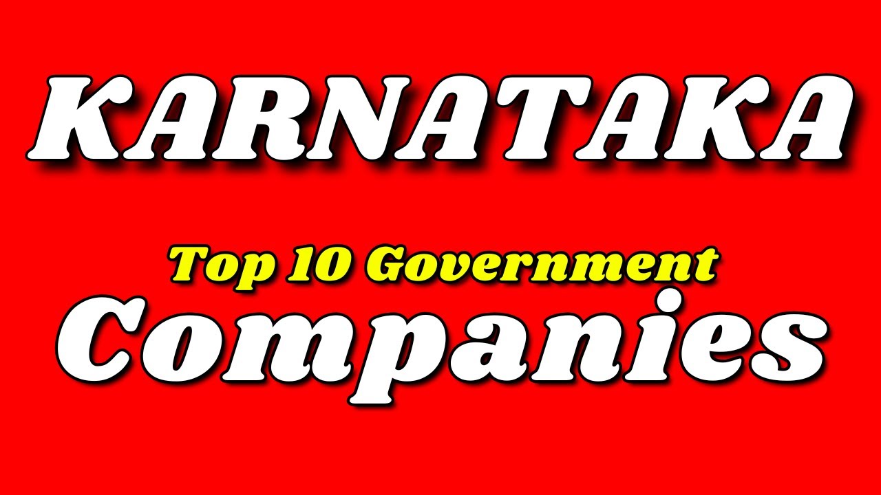 Top 10 Government Companies in Karnataka | Karnataka GK