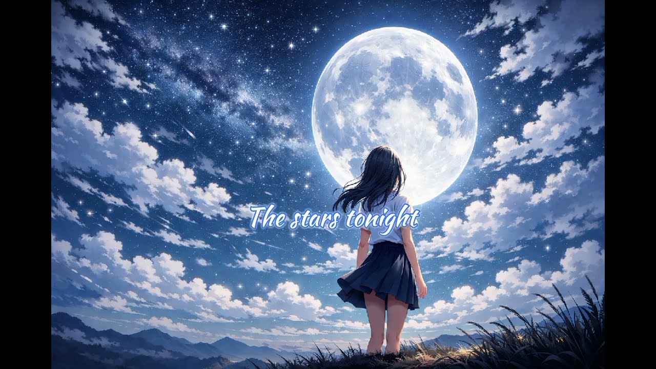 Under Your Moonlight 🌙– A Dream in Silver Skies#UnderYourMoonlight #MoonlightVibes #RomanticSong