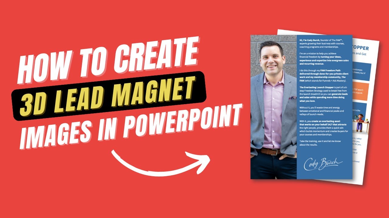 How to Make A 3D Lead Magnet Image in Powerpoint