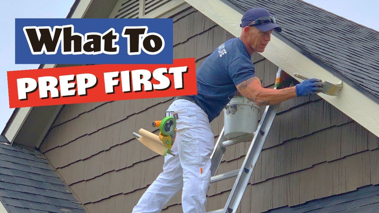 What needs to be prepped before painting? House Prep for painting.