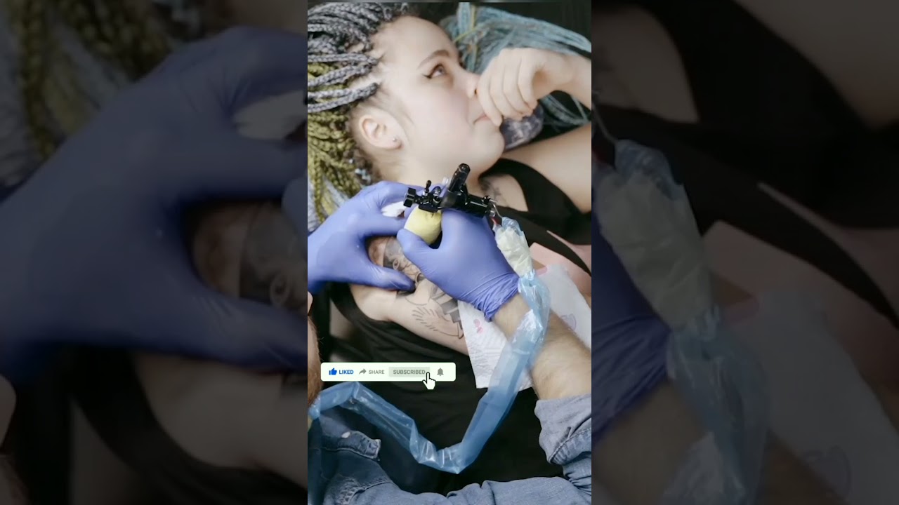 #Shorts_feed tattoo (visual art form) ///tattoo artist (film job)