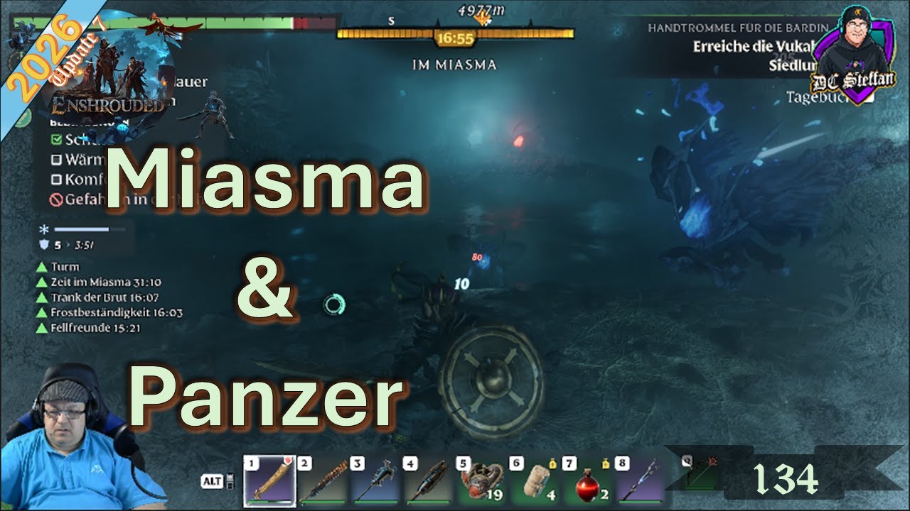 Enshrouded ✨ 134: Miasma so tief, Panzer im Ziel – Kälte im Nacken, doch Fortschritt ist viel!