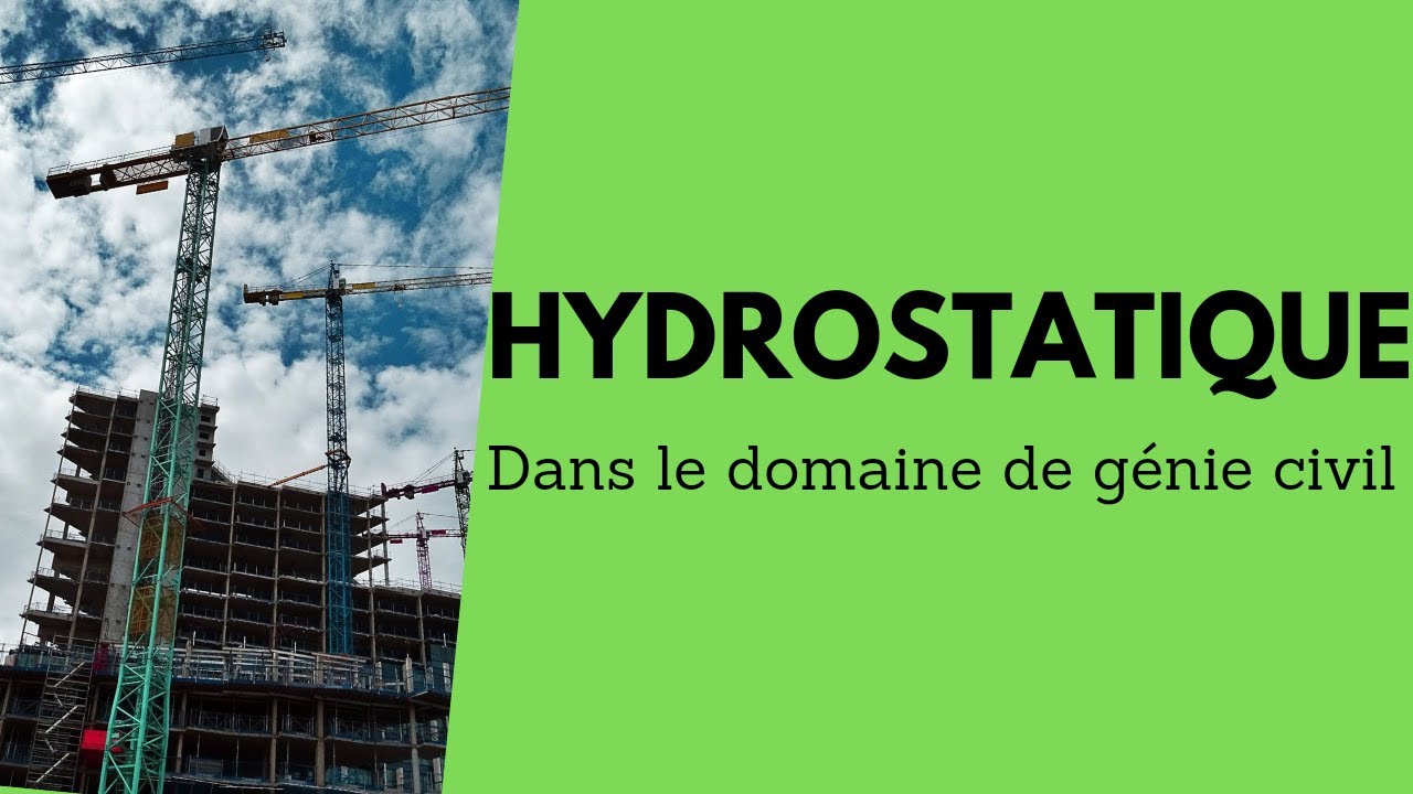hydrostatique cours + exercices Génie civil OFPPT شرح مبسط ميكانيك فلويد
