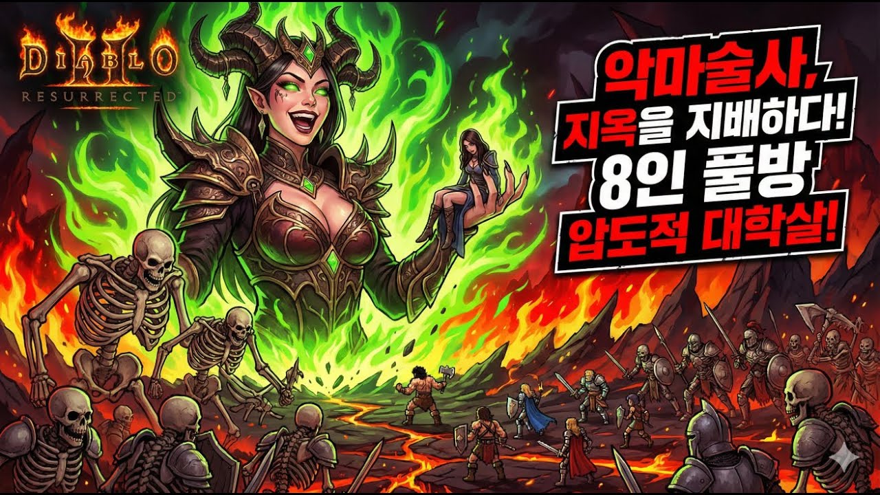 ⚡ 소서 버리고 악마술사 갔더니 벌어진 일 │ 디아블로2 레저렉션