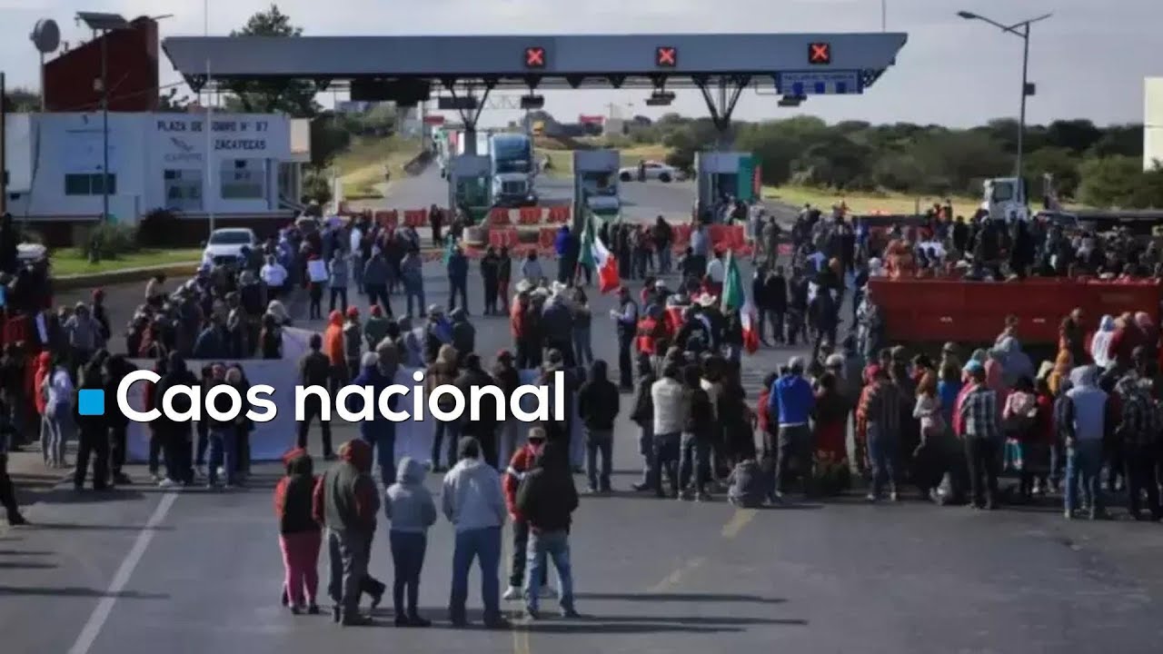 México Bajo Bloqueos: Transportistas y campesinos cierran carreteras, aduanas y autopistas