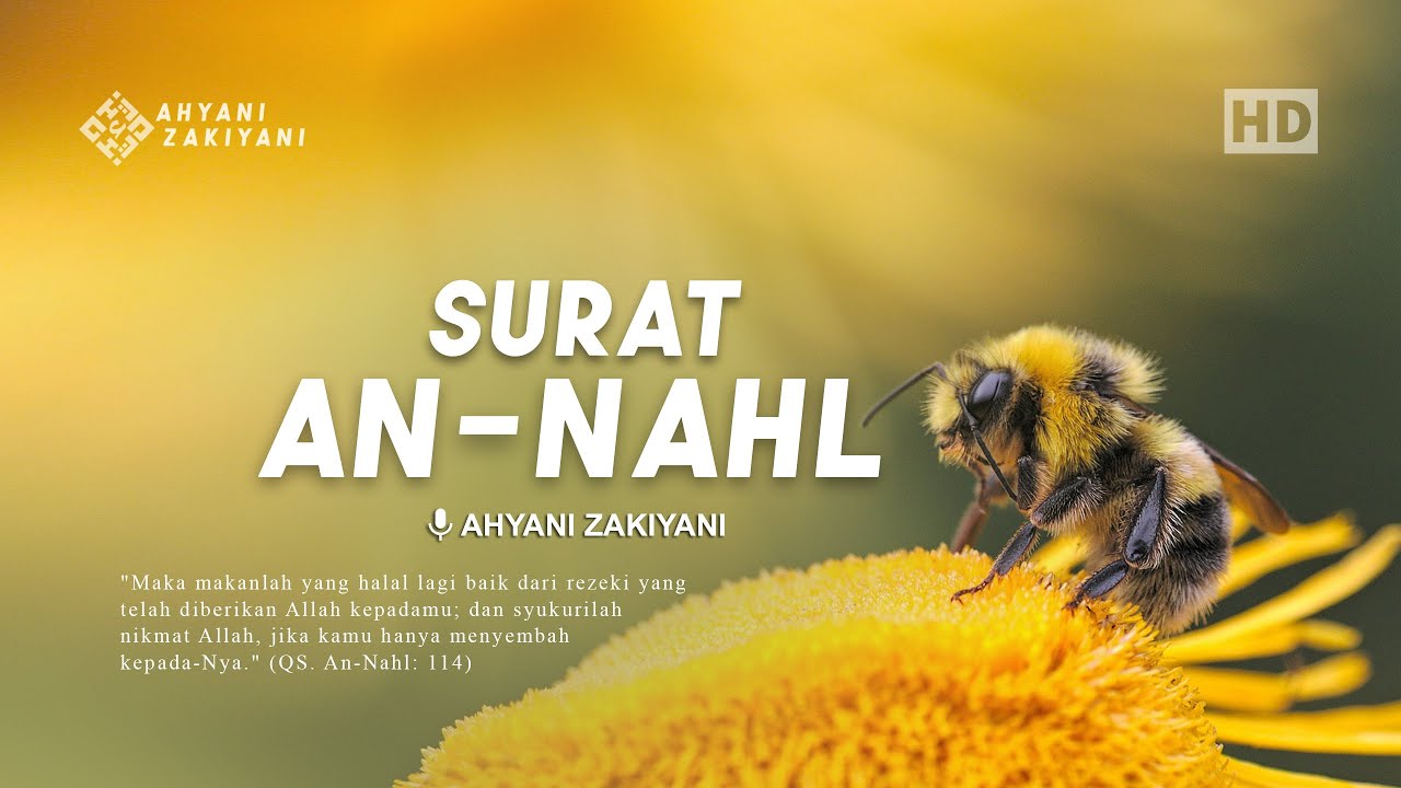 Surat An-Nahl (Lebah) Irama Bayyati, Doa Terhindar Dari Hutang, Penyakit dan Kesulitan Dalam Hidup