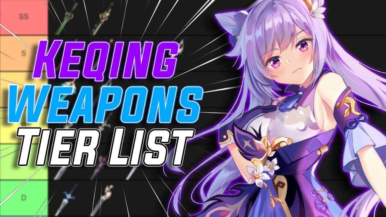 Ranking The Best Weapons For Keqing! Keqing Weapons Tier List - Genshin Impact
