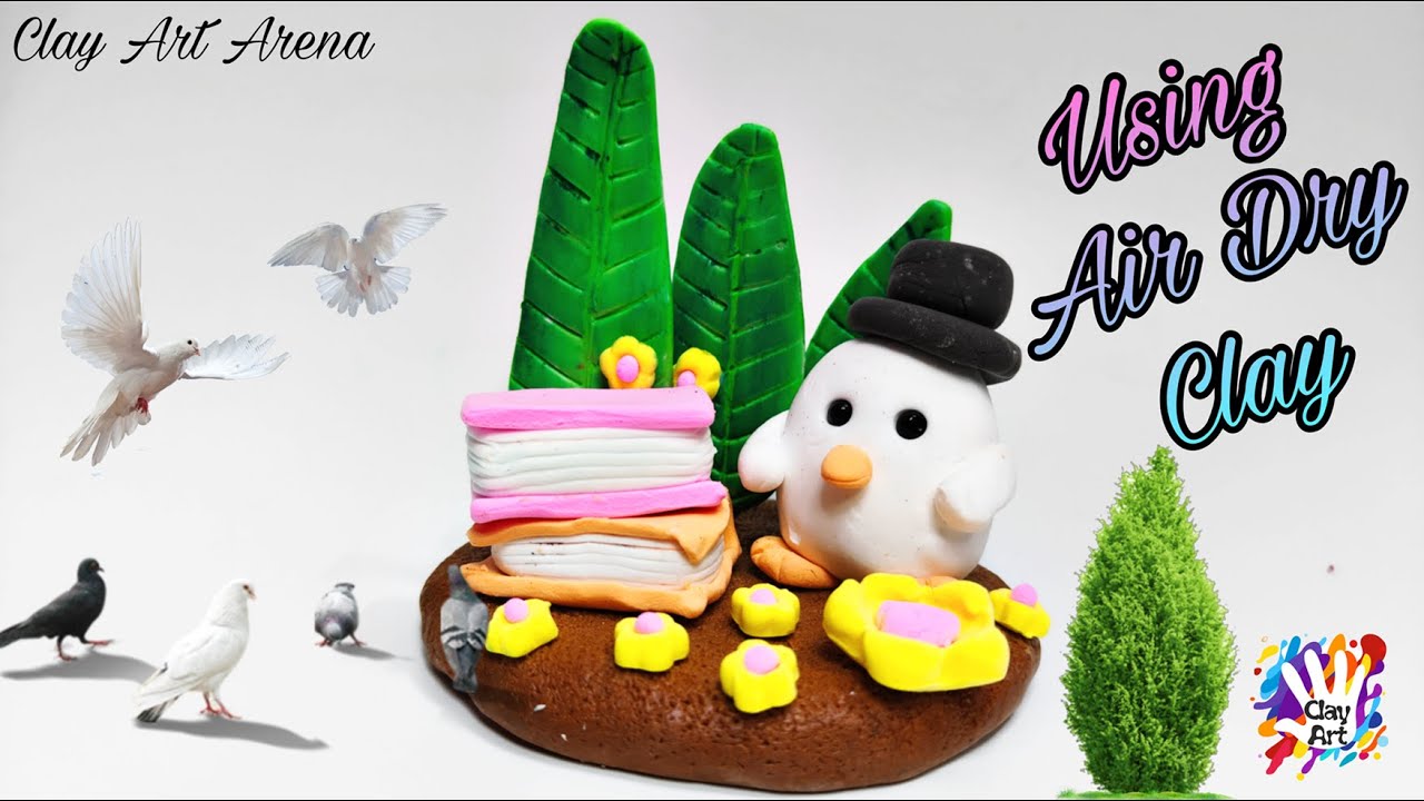 Make a beginners Friendly Clay tutorial | Clay Art Arena | Showpiece #clayart #handmade #diy #clay