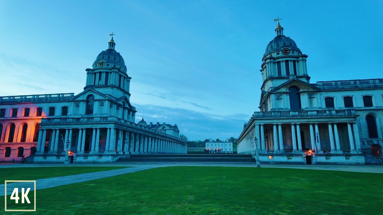 London Walk | Greenwich at Sunrise 4K