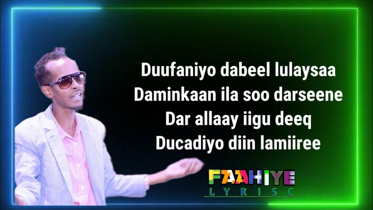 liibaan kijele Duufaniyo dabeel lulaysaa 2021 lyrisc