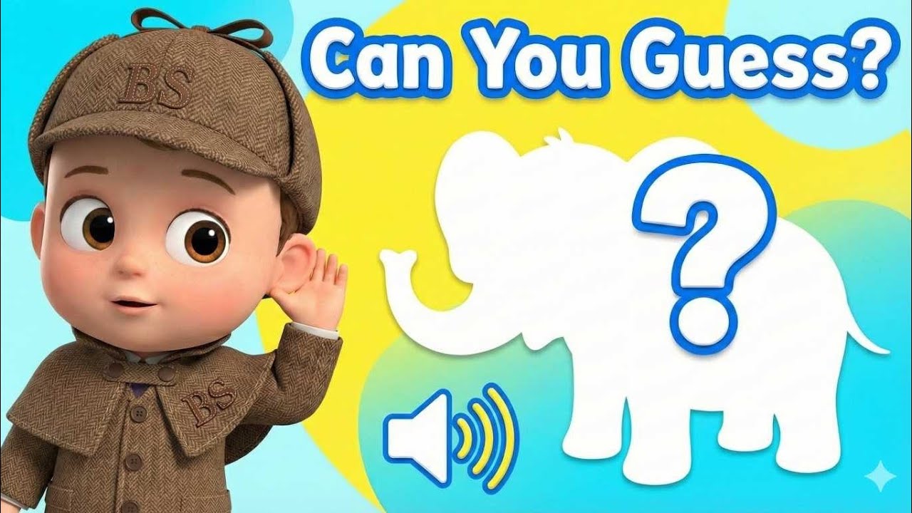 Who Is Making This Sound? 🐾 Kids Guessing Game