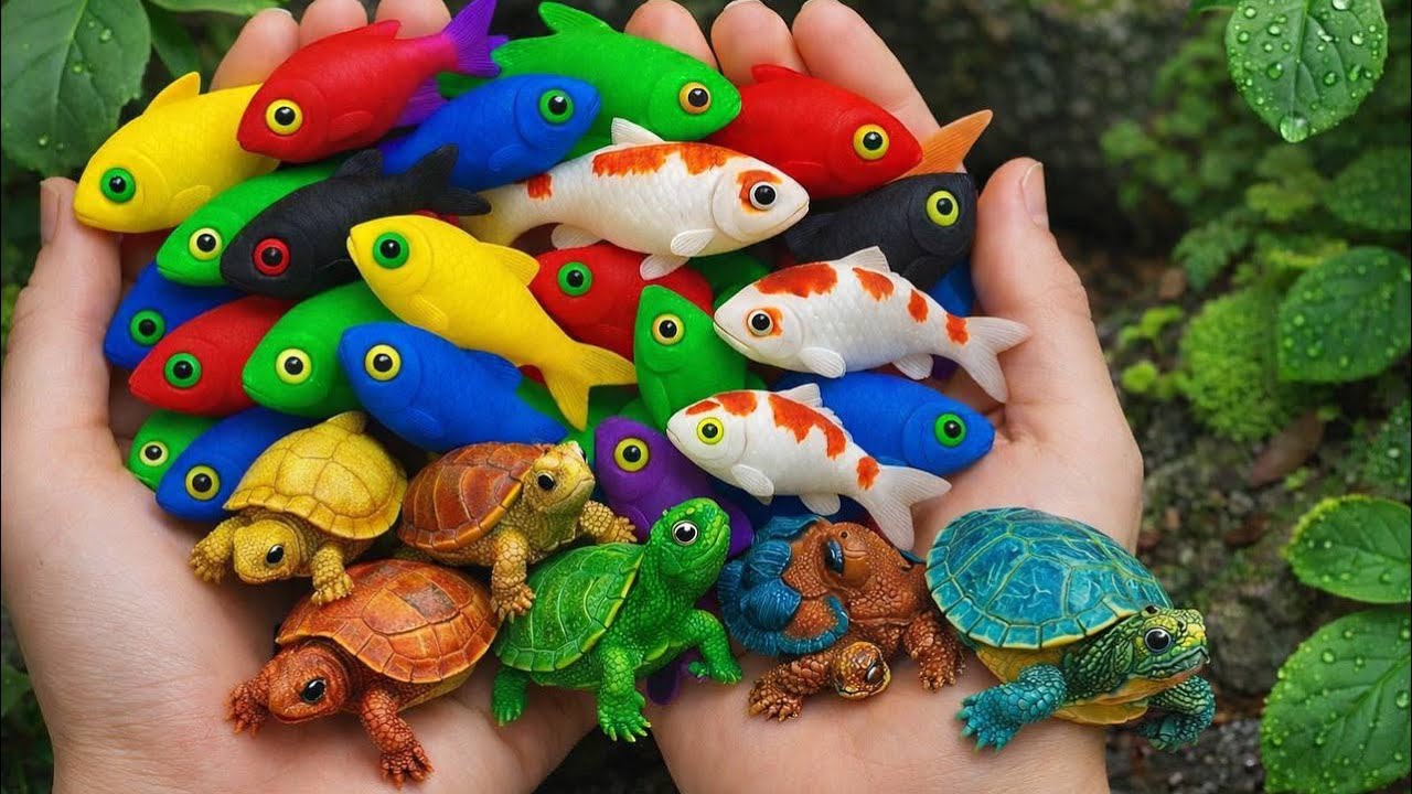 Amazing Catch Color Shine Mini Pond, Guppy, Seahorse, Koi