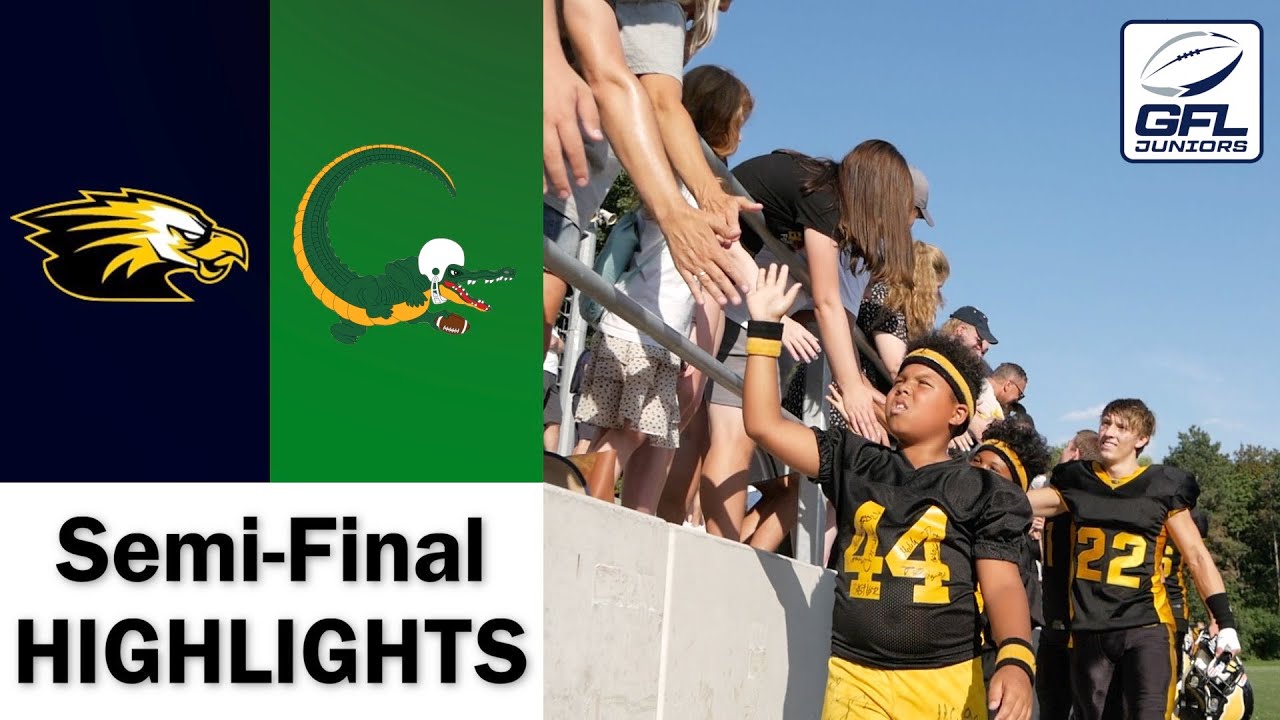 HIGHLIGHTS | Berlin Adler vs. Cologne Crocodiles | HALBFINALE | Road to GFL Junior Bowl 2022