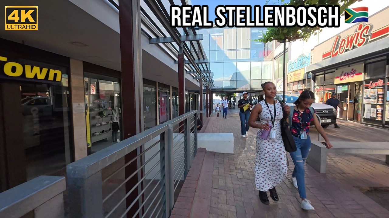 Walking Stellenbosch: From University Campus to Train Station via Eikestad Mall 🚶‍♂️