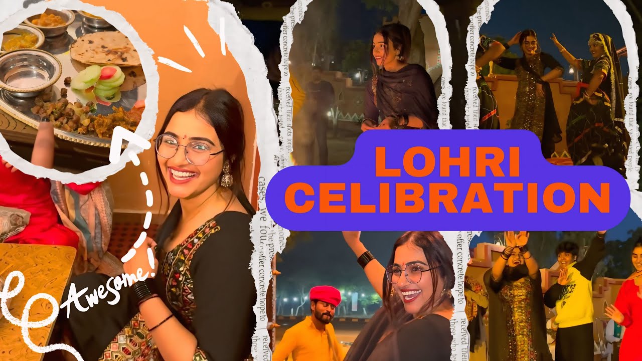 Lohri Celebration in My Dhani | Punjabi-Rajasthani Dance, Games, Camel Ride & North Indian Thali!