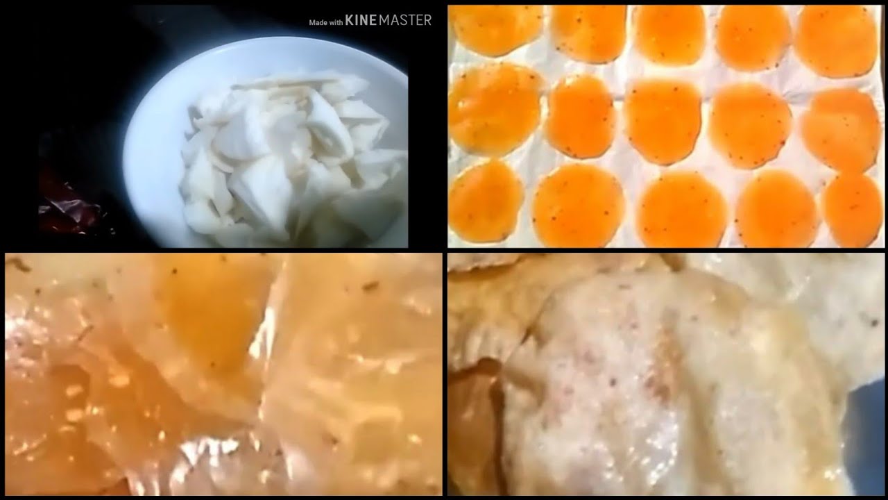 மரவள்ளி கிழங்கு வடாம் ( Tapiaco  vadam  another type ) recipe
