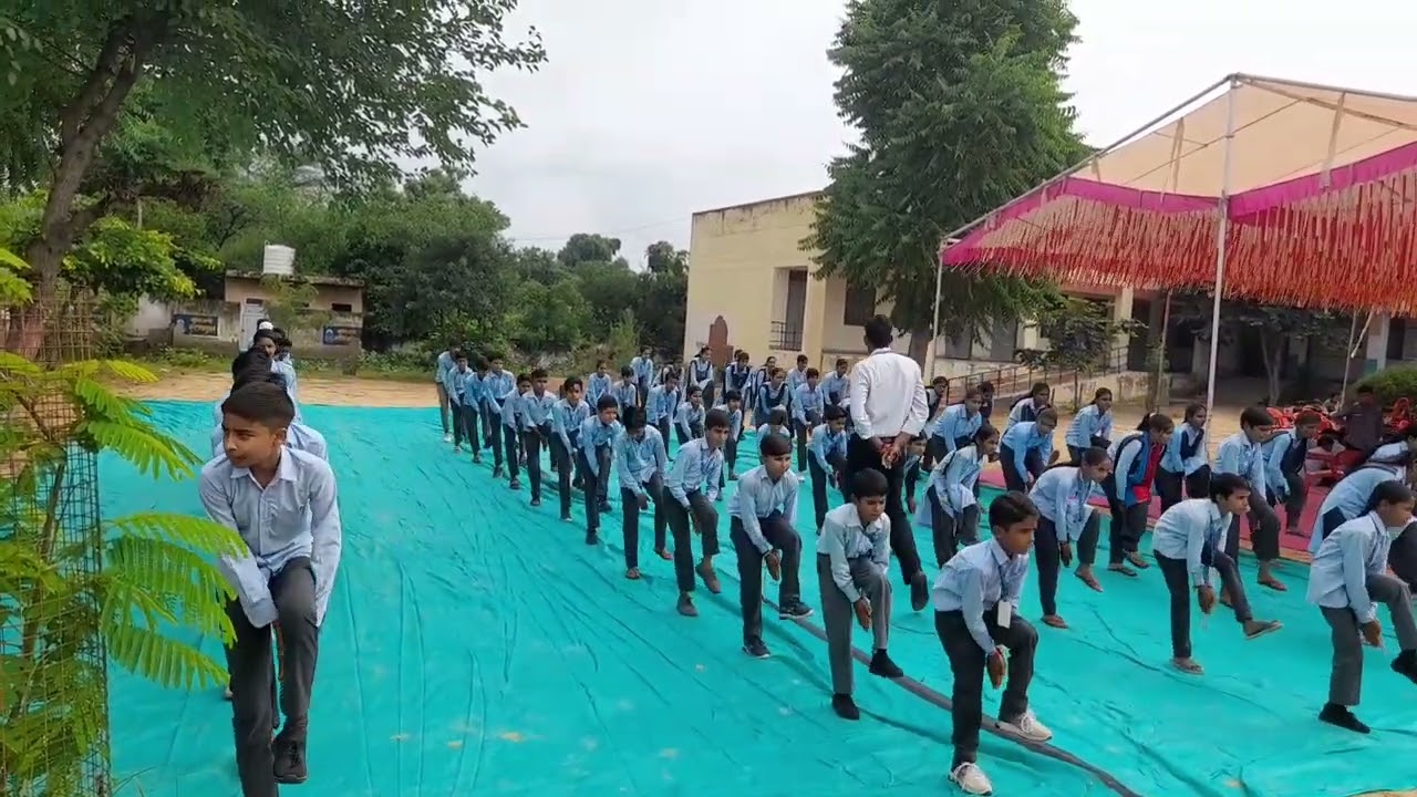 स्वतंत्रता दिवस पर विद्यालय के बच्चों द्वारा किया गया पी टी कार्यक्रम####youtube ##schoo###video ##