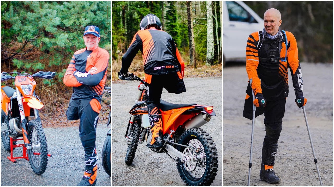 Enduro on One Leg - NEVER GIVE UP !