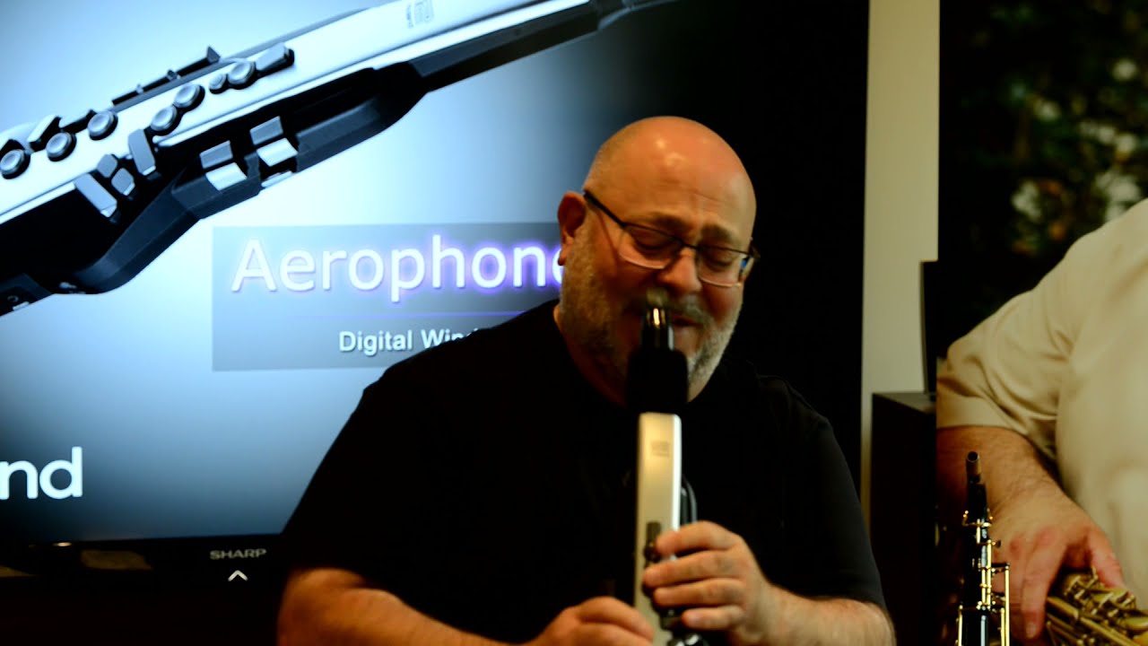 Enrico Galante demos the Roland Aerophone Pro (Part 2 of 3)