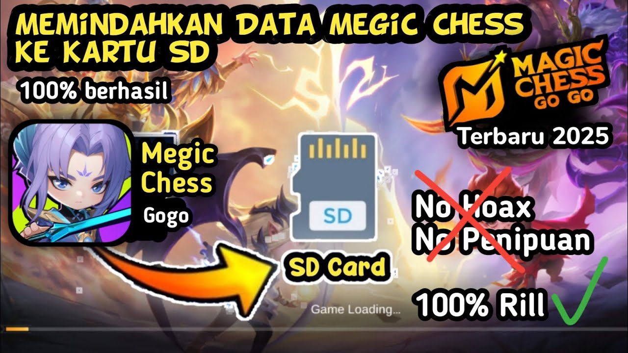 Cara Memindahkan Data Megic Chess Ke Kartu SD