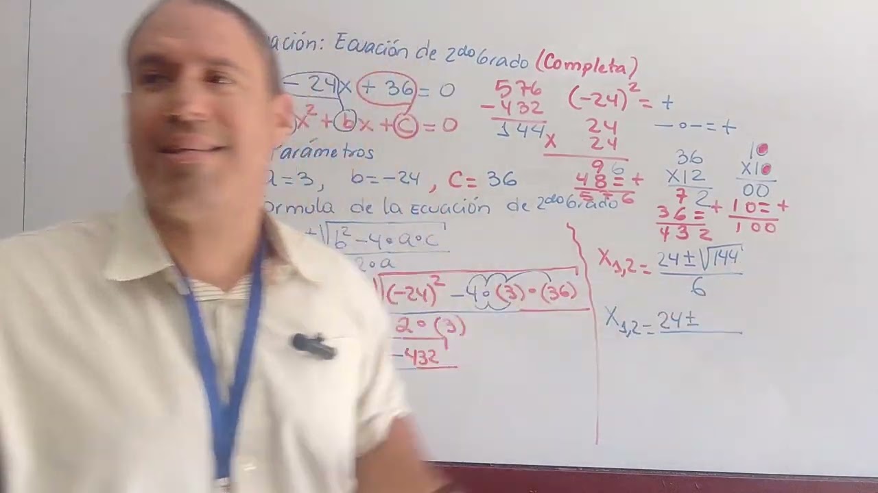 Ecuaciones de segundo grado. 