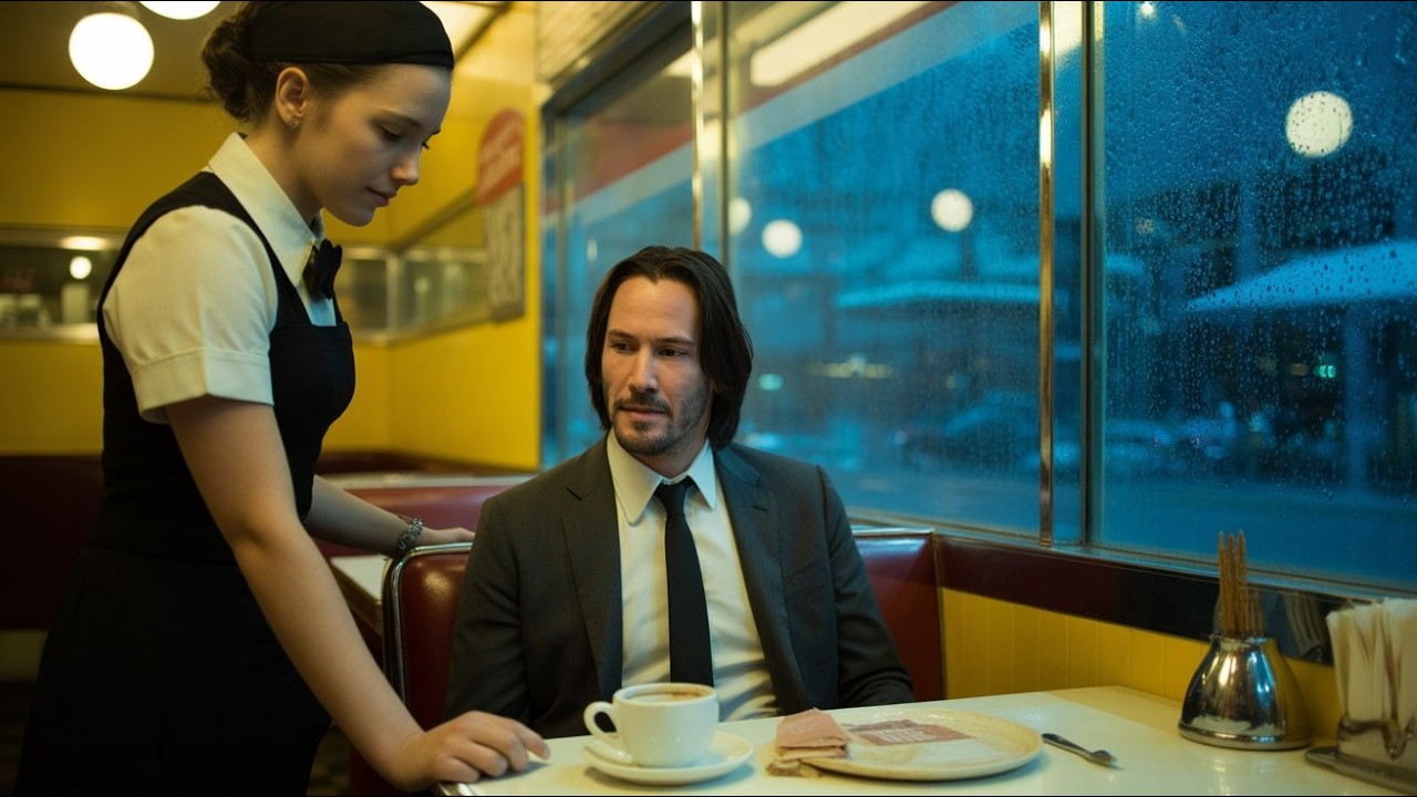 Keanu Reeves Ordered a Meal — Seconds Later, a Waitress Gave Him a Note That Changed His Night