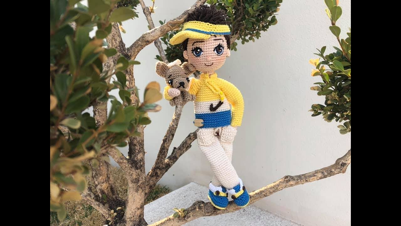 Que material necesito para tejer muñeco Rubén amigurumis by Petus