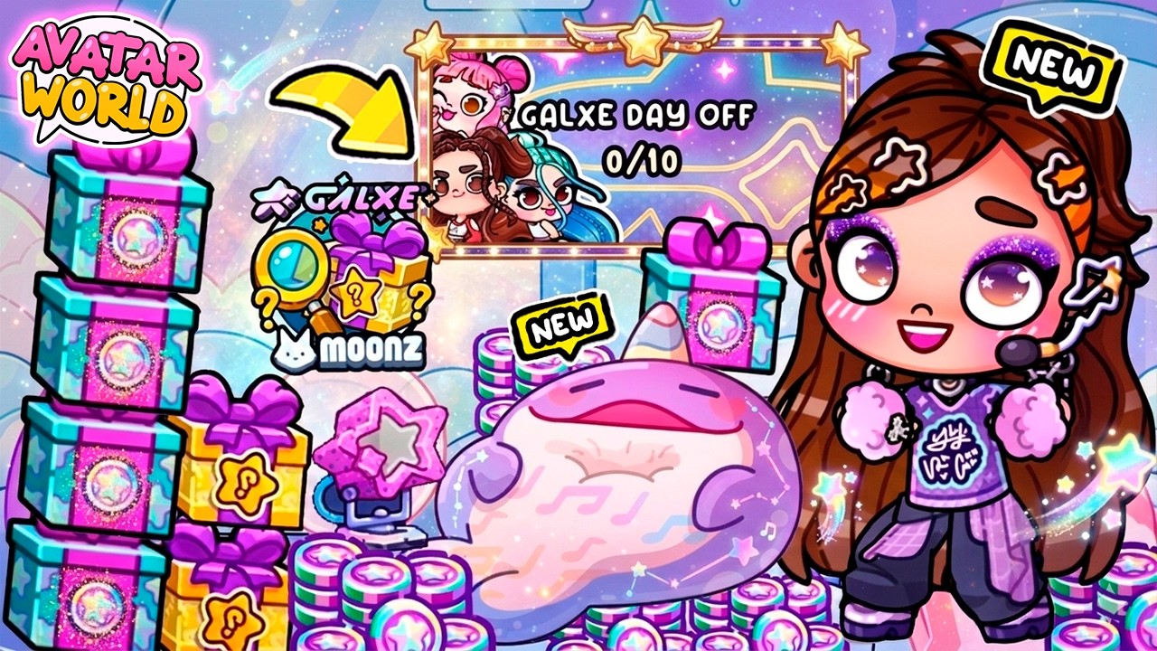 🔥 &iexcl;YA SALI&Oacute;! Nueva Actualizaci&oacute;n GALXE 2 *Moonz* 😱 &iexcl;M&aacute;s Secretos y Monedas Gratis! en Avatar World