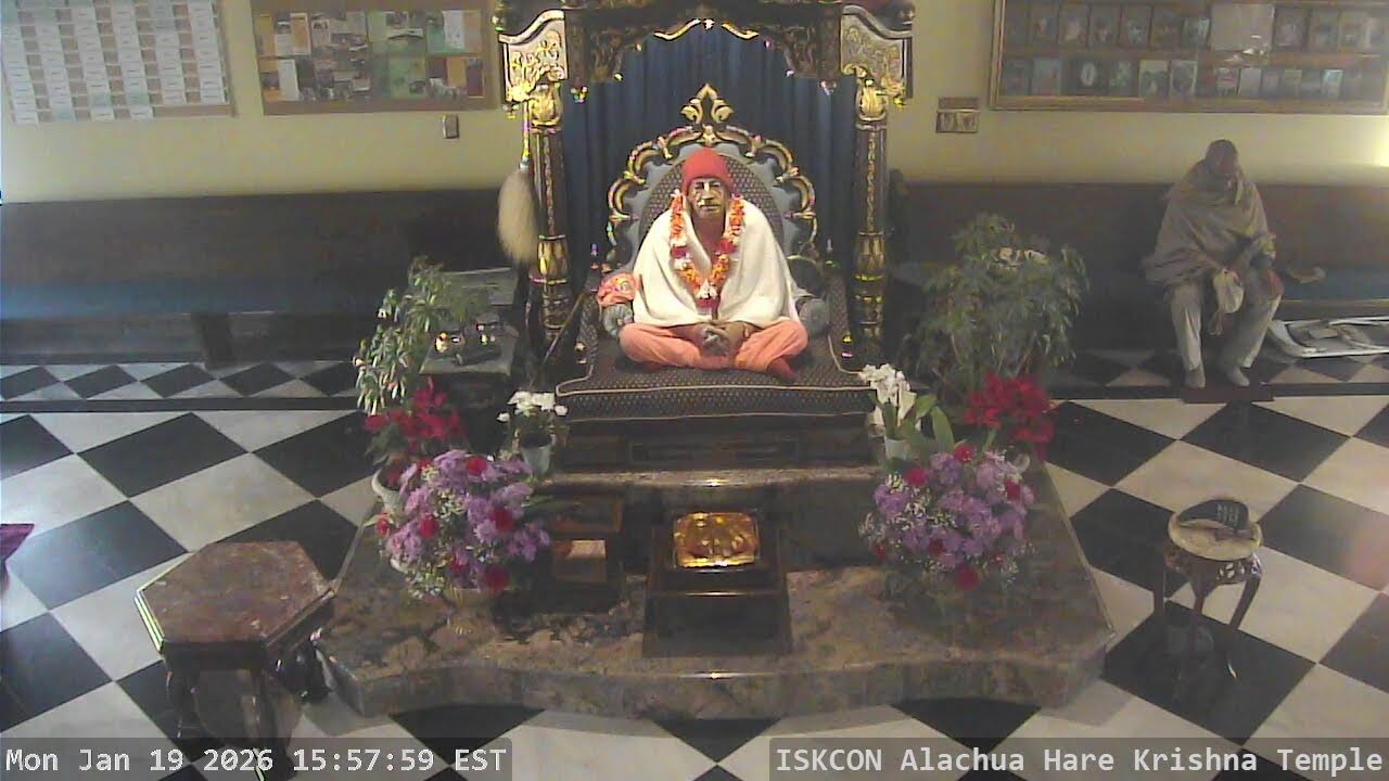 LIVE Broadcast - ISKCON Alachua Hare Krishna Temple